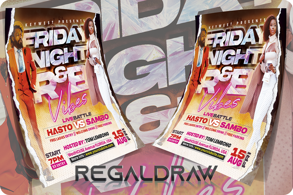 RNB Music Flyer, a Flyer Template by regalDRAW (Photo 2 of 3)