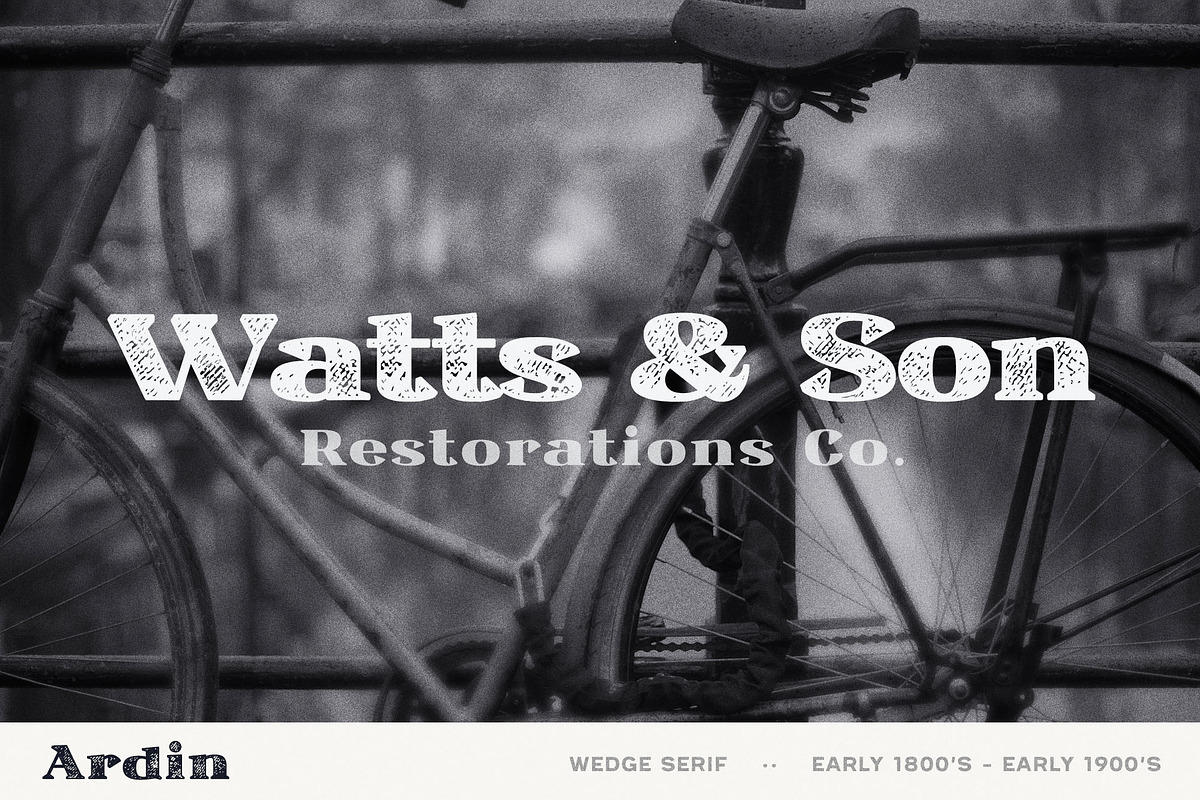 American Vintage Font Bundle, a Sans Serif Font by Parker Creative (Photo 5 of 11)