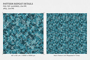 Abstract Teal Texture Allover Patter, a Texture Graphic by Gullenda (Thumbnail 2 of 6)