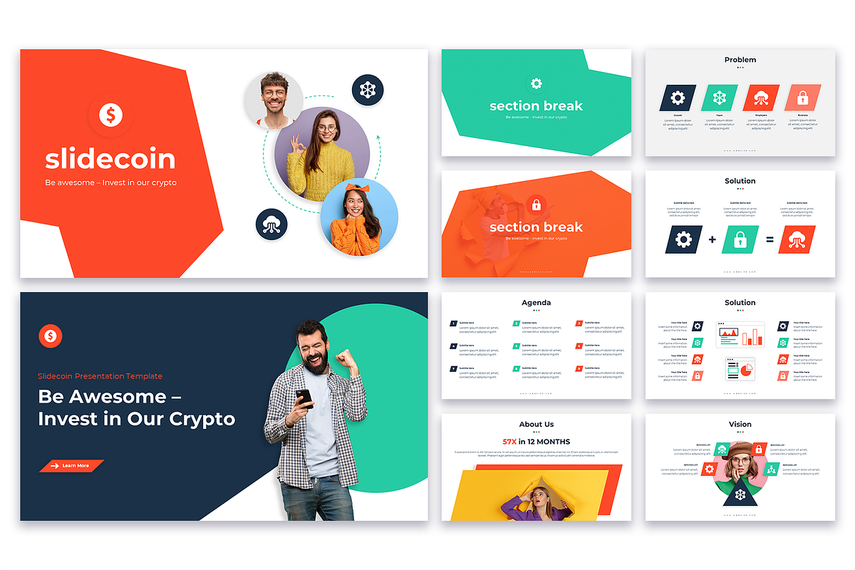 Crypto PowerPoint Pitch Deck, a Presentation Template by 33slides (Photo 2 of 5)