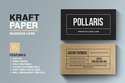 Kraft Paper Business Card, a Business Card Template by Marvel (Thumbnail 1 of 5)