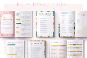 Relationship Workbook Canva PDF