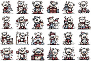 Christmas Polar Bear Lights Clipart, an Illustration by Sublimation Artist (Thumbnail 2 of 6)