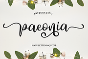 Paeonia, a Script Font by Larin Type Co. (Thumbnail 1 of 7)
