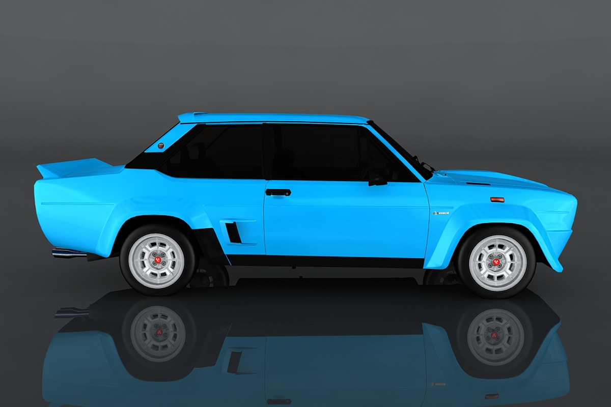 FIAT 131 Abarth Rally Stradale, a Cars & Vehicle 3D Model by valtriiu (Photo 4 of 12)