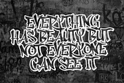 Rhieknuza - Graffiti Font, a Sans Serif Font by StringLabs (Thumbnail 10 of 14)