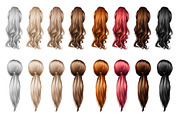 Natural hair clipart, an Illustration by Elenbushe (Thumbnail 7 of 10)