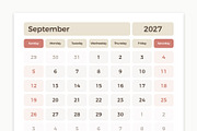 2027 Calendar and Planner, a Stationery Template by PixMarket (Thumbnail 2 of 9)