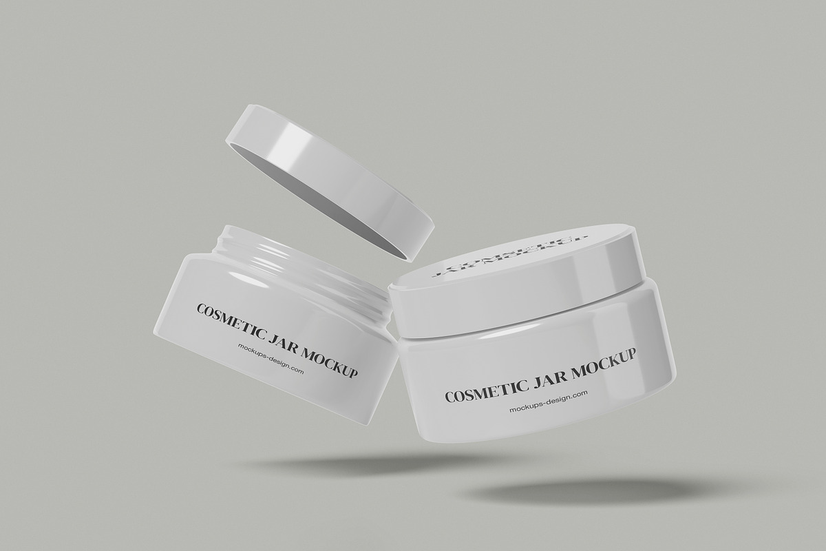 Cream Jar Mockup, a Packaging Mockup by Pexelcorner (Photo 5 of 5)
