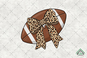 Coquette Football Bow PNG, an Illustration by Craft Nest