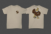 King Eagle Mascot with Soccer Ball, an Object Graphic by Judsart (Thumbnail 2 of 3)