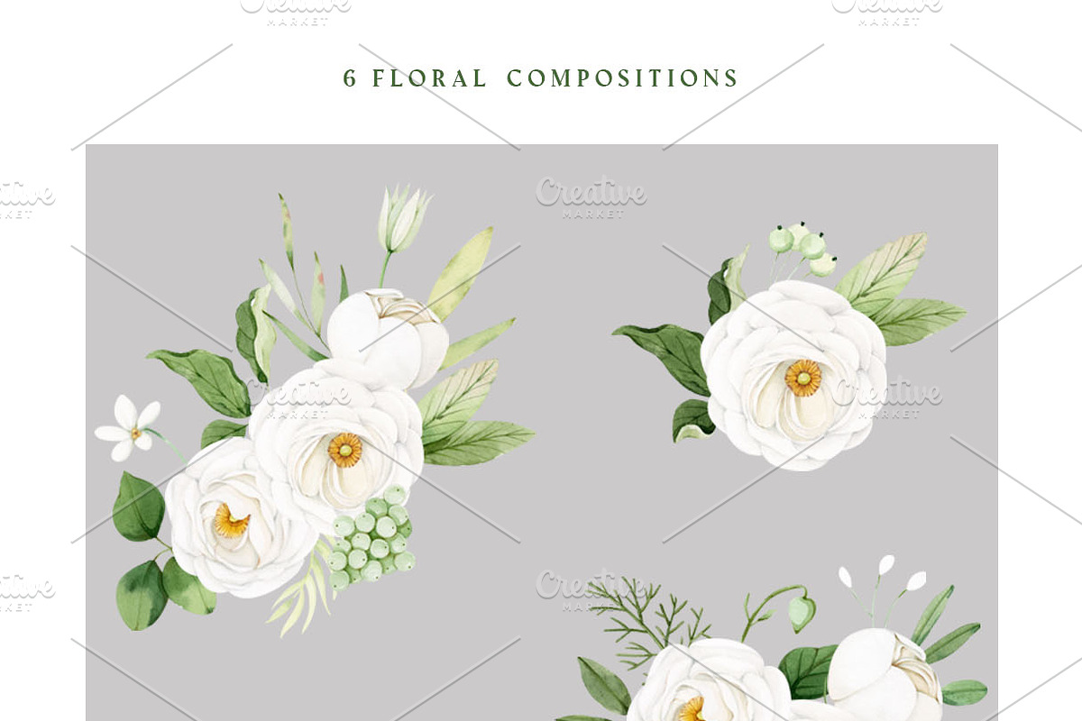 Spring floral greenery, an Illustration by nathalieclaire (Photo 3 of 13)