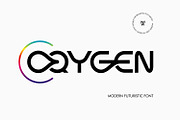 Oqygen - Futuristic Font Logo Brand, a Sans Serif Font by WhymoreArt (Thumbnail 1 of 11)