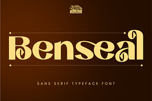 Benseal - Sans Serif Typeface Font
