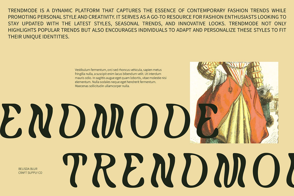 Belisda Blur, a Sans Serif Font by Craft Supply Co. (Photo 5 of 8)
