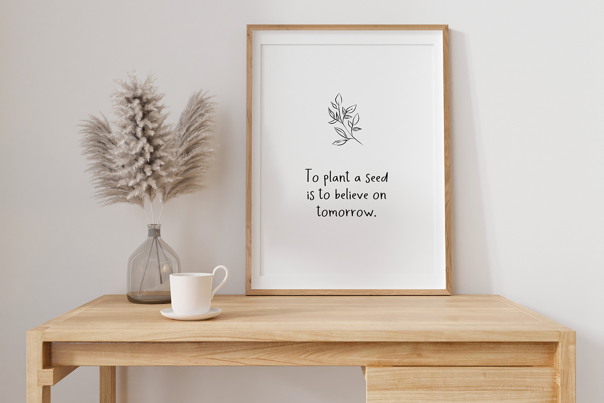 Secret Garden, a Handwritten Font by Sofia Skoog (Photo 5 of 7)