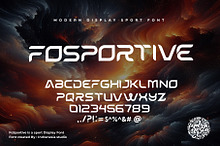 Fosportive display Sport Font