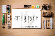 Emily Jane, a Sans Serif Font by Et Alia Creations (Thumbnail 1 of 2)