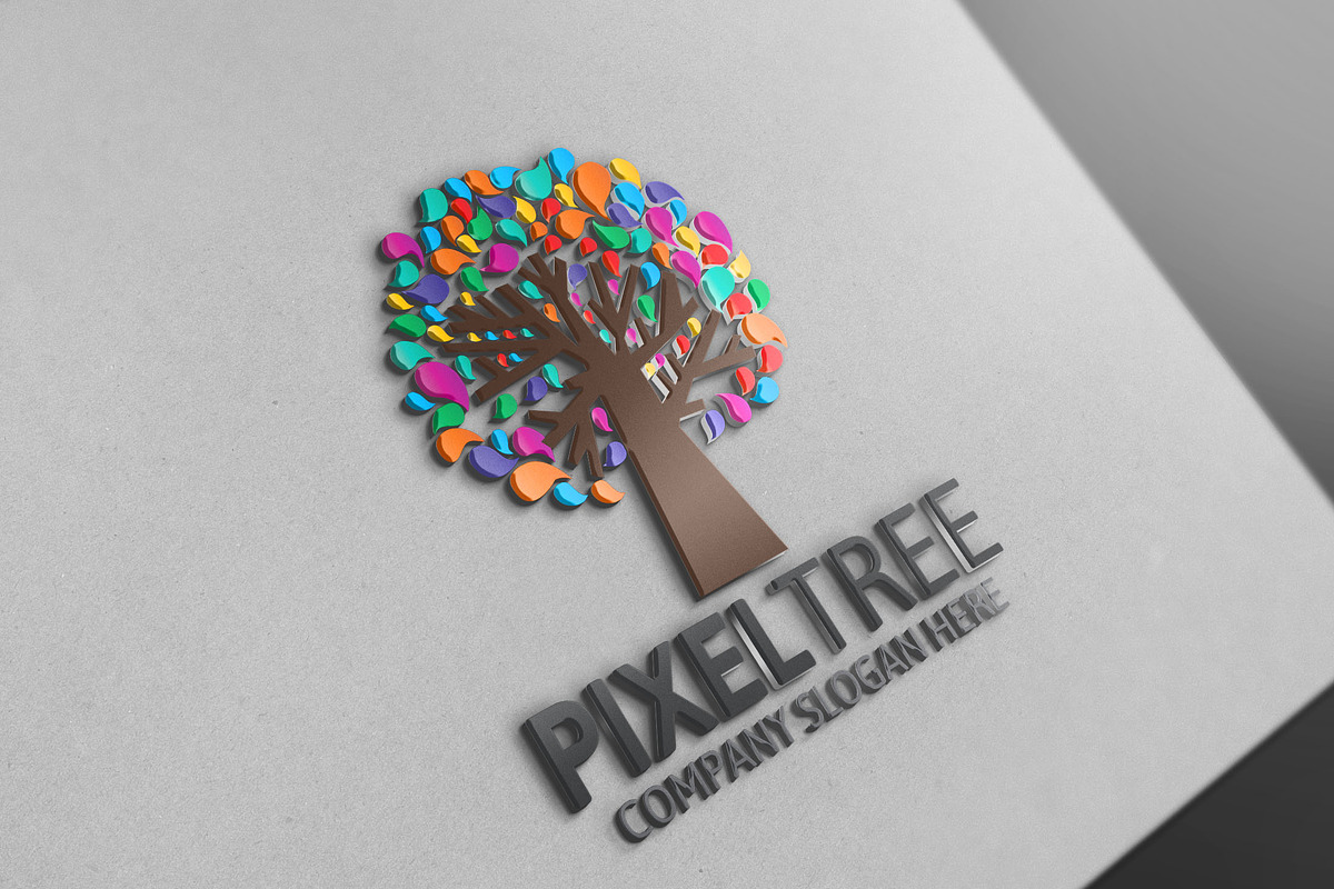 Pixel Tree Logo Discount % 25, a Branding & Logo Template by Josuf Media (Photo 3 of 3)