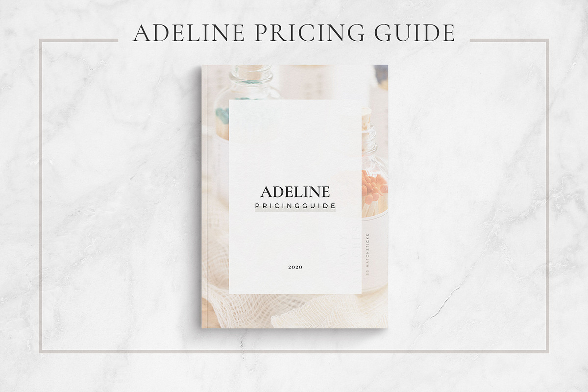 Adeline - CANVA Pricing Guide Doc, a Magazine Template by Gillian Sarah (Photo 4 of 12)