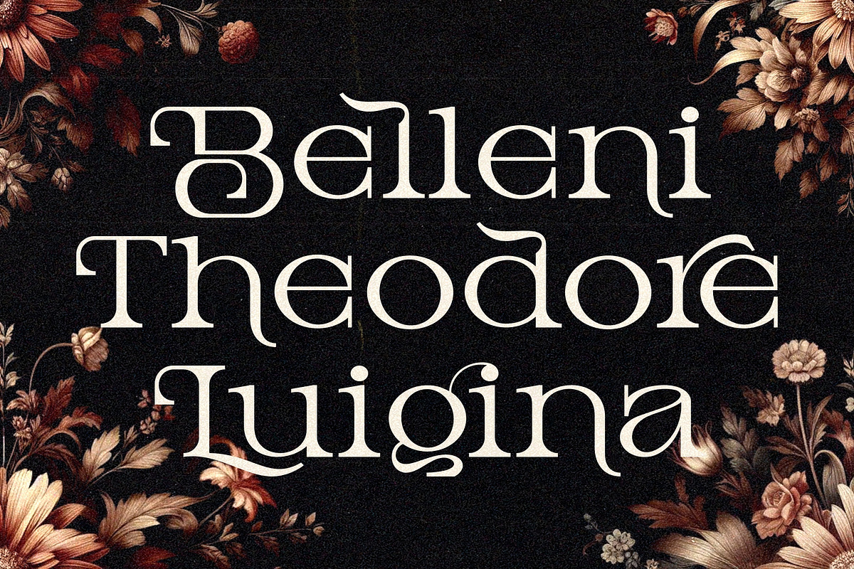 Tasla Decorative Font, a Serif Font by Eotype Studio (Photo 3 of 9)