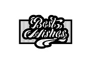 Best Wishes lettering, an Object Graphic by Guillaume Laserson (Thumbnail 4 of 5)
