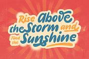 Rumble Born - Bold Display Typeface, a Script Font by Letterhend Studio (Thumbnail 4 of 9)