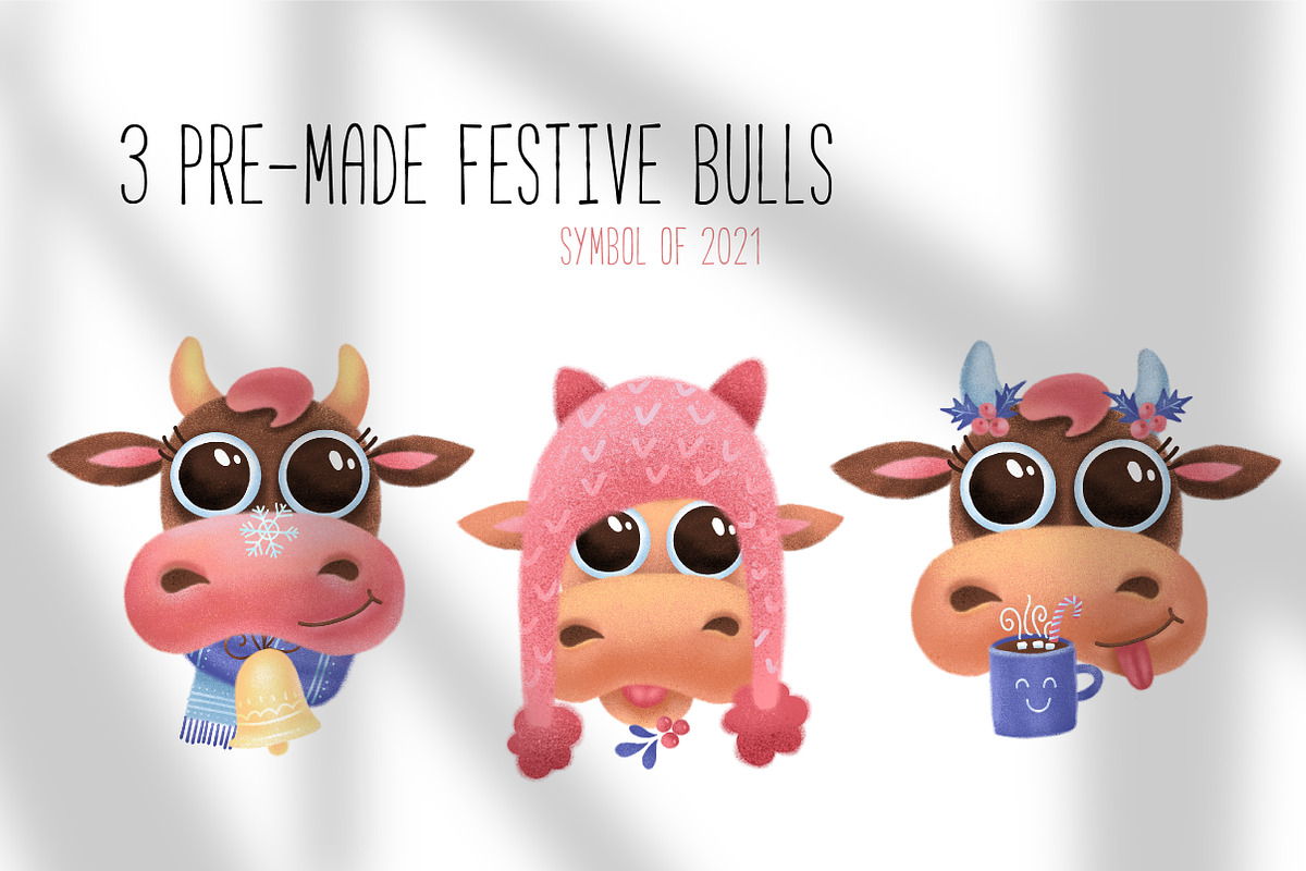 Christmas animal character creator, an Animal Illustration by Lana Sham (Photo 7 of 19)