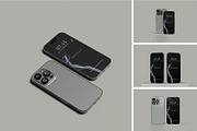 iPhone 15 Pro Mockup, an iPhone Mockup by zpackcreative (Thumbnail 1 of 5)