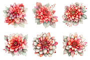 Whimsical spring flowers clipart, an Illustration by SinaCreation (Thumbnail 11 of 11)