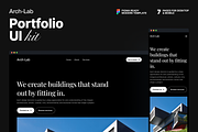 Arch-Lab Portfolio UI Kit, an UI Kit Template by Skaler Lab (Thumbnail 1 of 6)