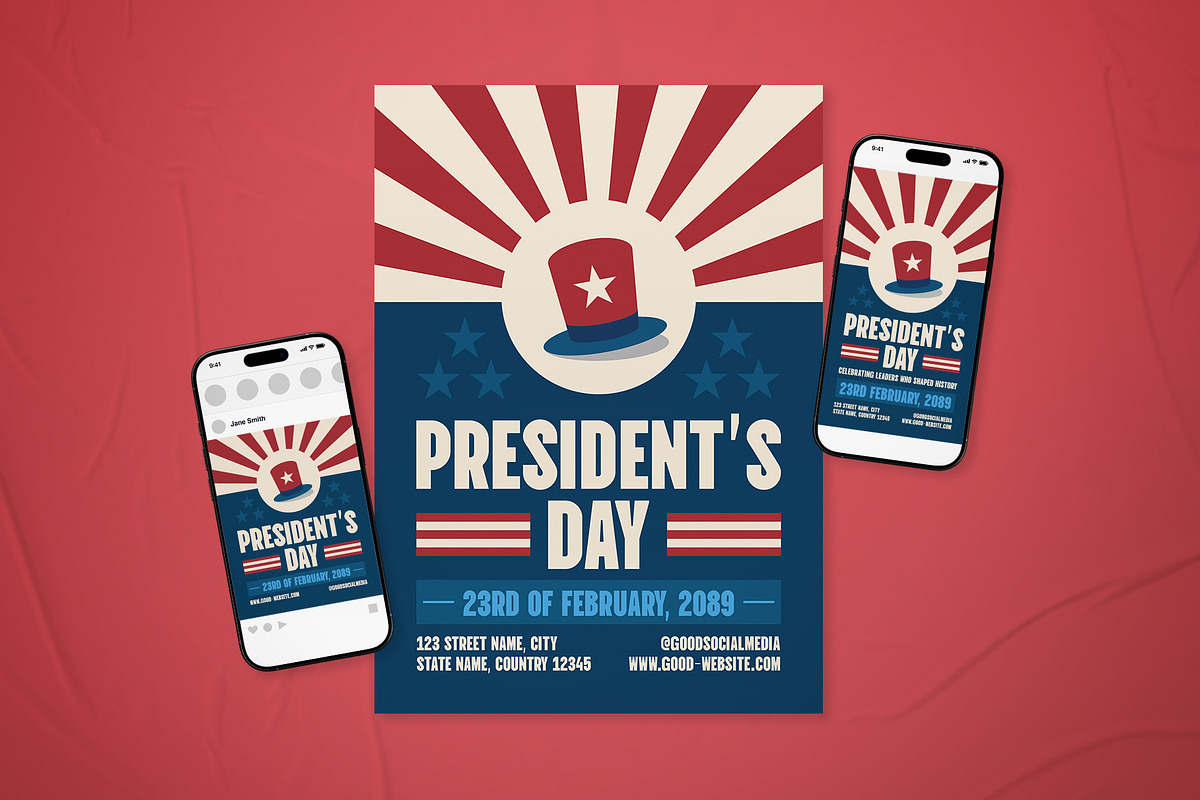 President's Day Event Flyer Set, a Flyer Template by The Good Store (Photo 1 of 2)