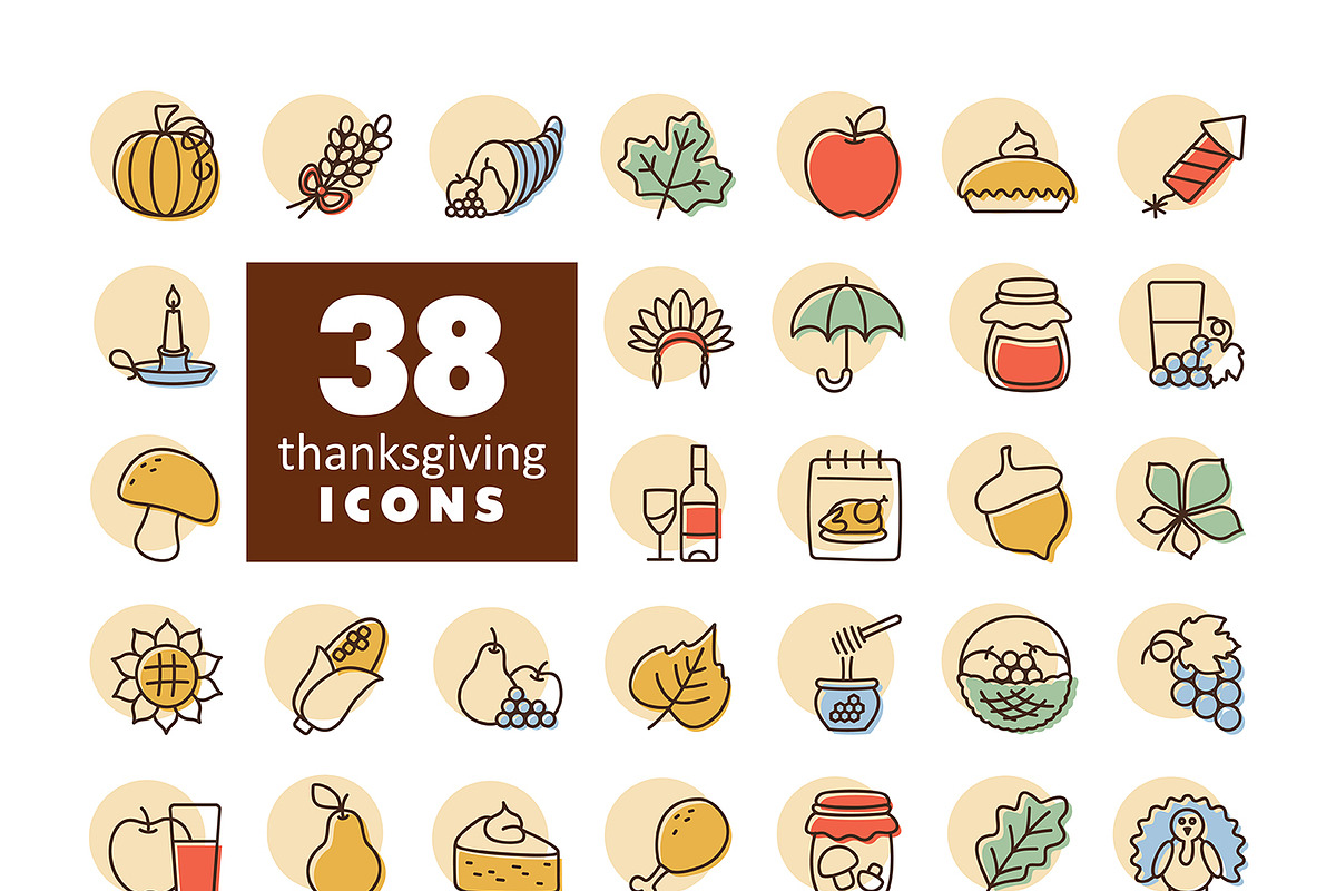 Thanksgiving and Autumn Holiday Icon, an Icon by Nasik-Nosik