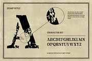 Stencilio – Serif Stencil Grunge, a Serif Font by Drizy (Thumbnail 4 of 10)