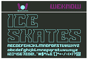 roller blade font, a Font by weknow (Thumbnail 3 of 5)