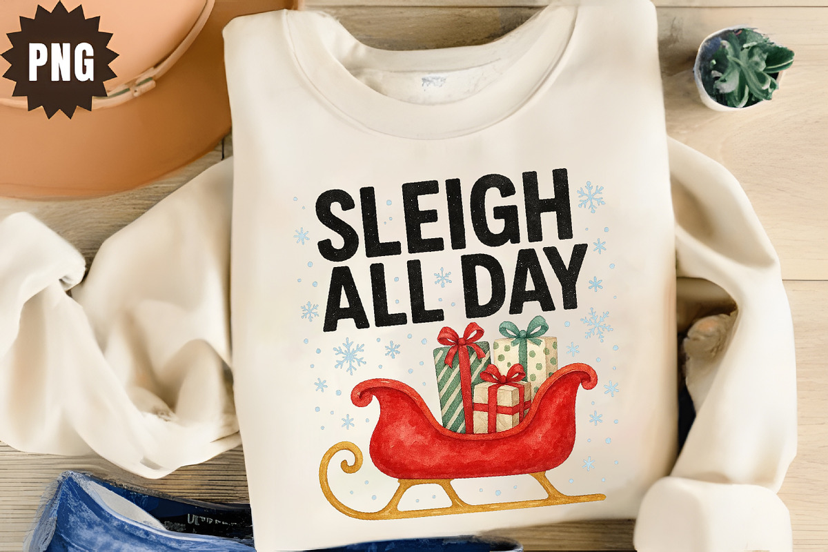 Christmas Sublimation Design Png, an Illustration by RobertsArt (Photo 4 of 7)