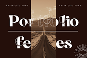 Artificial | Modern Elegant Font, a Sans Serif Font by 177Studio (Thumbnail 3 of 8)
