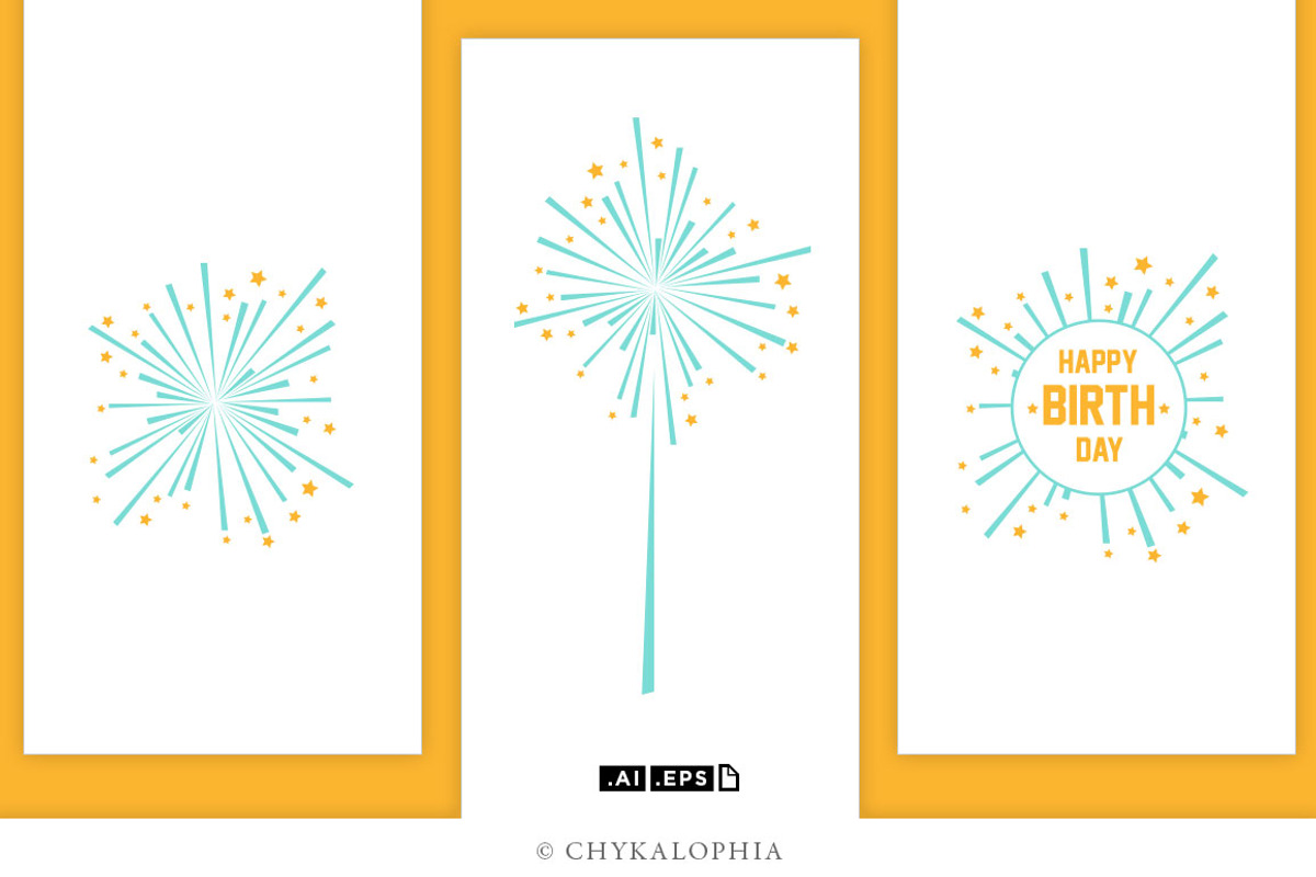 Sparklers Graphic Vector, an Illustration by theBrandLab.io (Photo 5 of 5)
