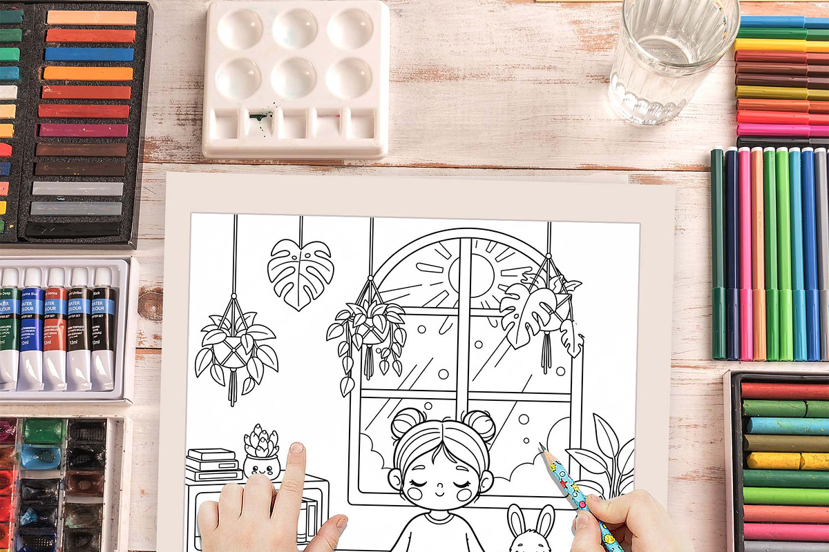 Cozy Times Chill Moments Book pages, an Illustration by one-touch (Photo 7 of 9)