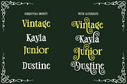 Christmas Dignity - Swirl Serif Font, a Serif Font by Airotype (Thumbnail 3 of 15)