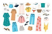 Stylish vacation clothes set, an Illustration by Good Studio (Thumbnail 3 of 4)