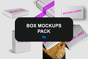 Brand Box Mockups Set, a Packaging Mockup by Infinity Mockups (Thumbnail 1 of 4)