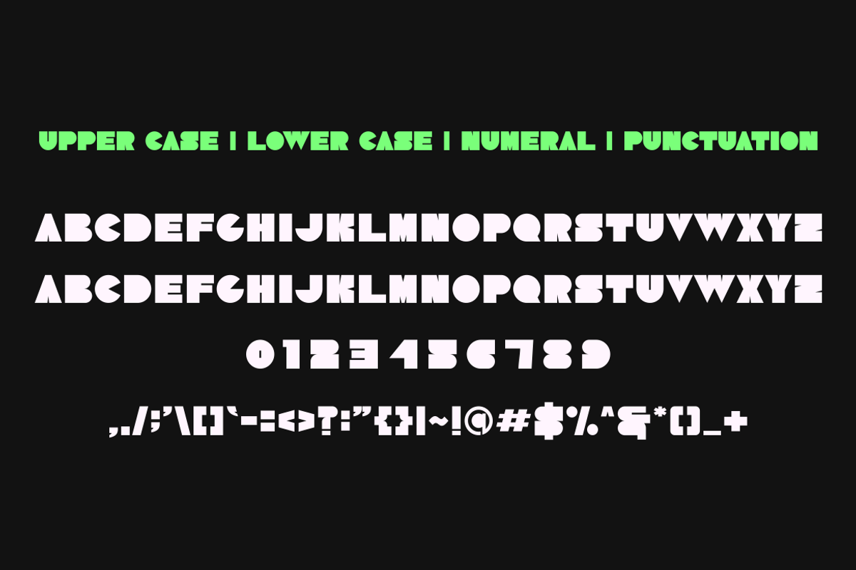 Rinzek - Bold Modern Font, a Sans Serif Font by Viswal Studio (Photo 5 of 6)