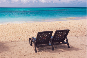 Tropical Caribbean beach, Dominican, a Nature Photo by Nature and travel