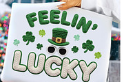 St Patrick’s Day Feelin Lucky Png, an Illustration by DreamCafeArt (Thumbnail 4 of 8)