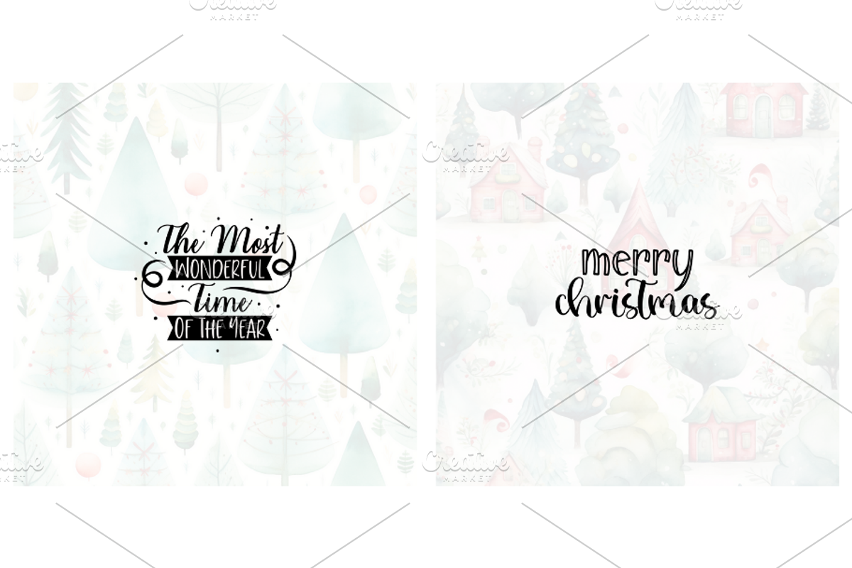 Christmas Card Design Bundle 18, a Card Template by Jay Major Designs (Photo 10 of 10)
