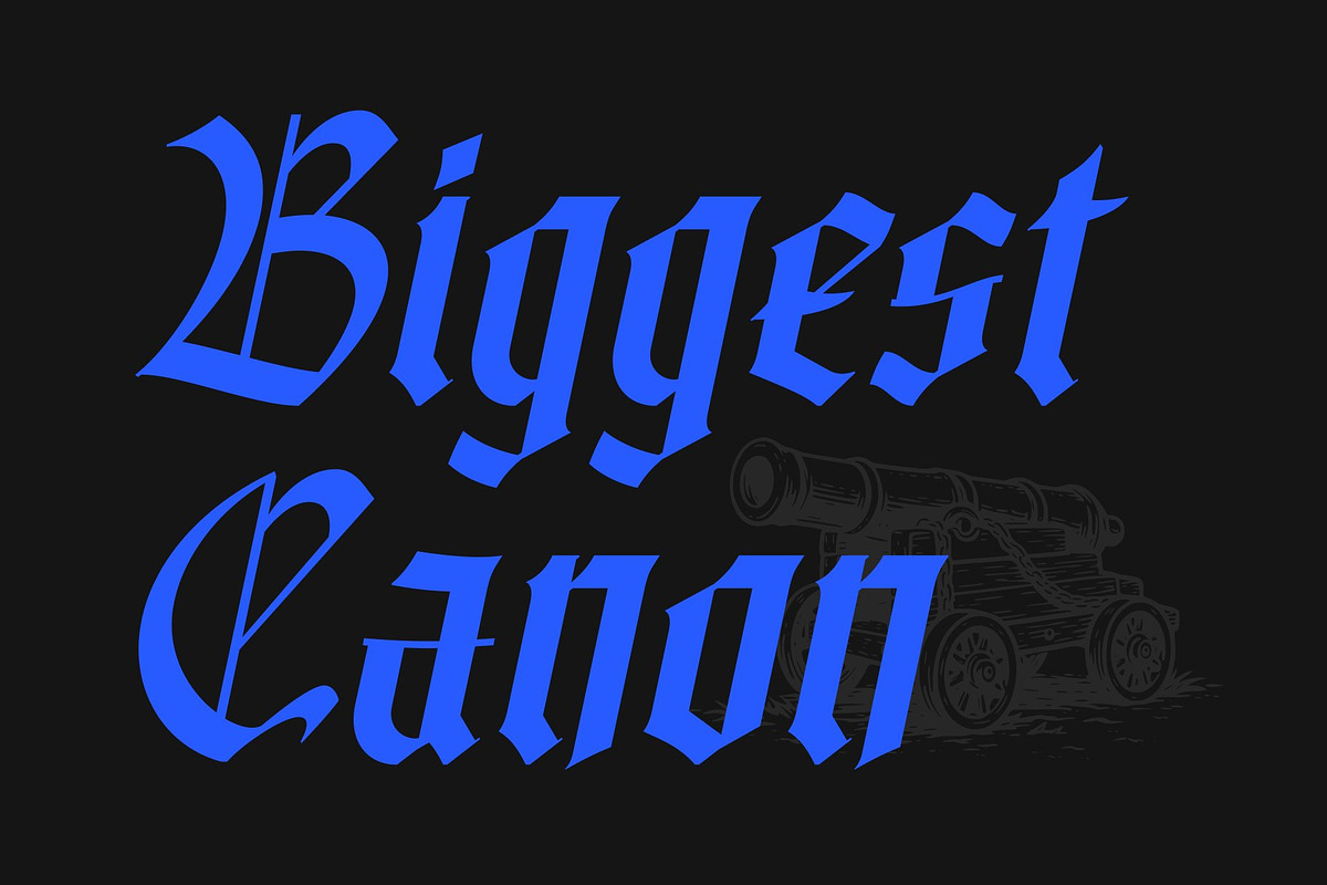 CS Mistbane – Blackletter Font, a Blackletter Font by Craft Supply Co. (Photo 3 of 8)
