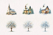 Festive Days Illustrations Christmas, a Seasonal Illustration by CreationArt (Thumbnail 4 of 7)