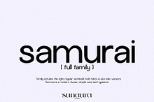 Samurai Family Pack (12 Fonts)
