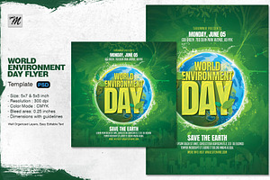 World Environment Day Flyer, a Flyer Template by Tarommir